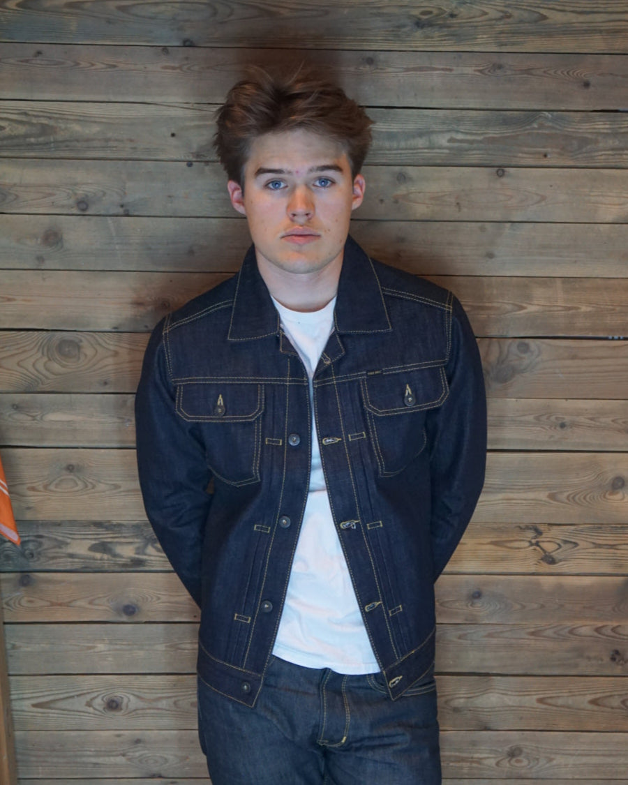1958 Roamer Jacket 15oz indigo - Pike Brothers