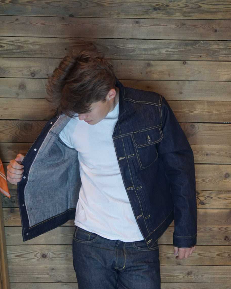 1958 Roamer Jacket 15oz indigo - Pike Brothers