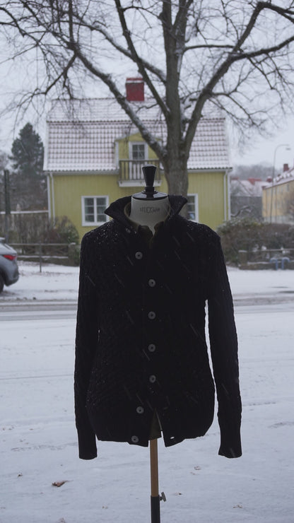 Stickad Dansk Cardigan, S.N.S. HERNING